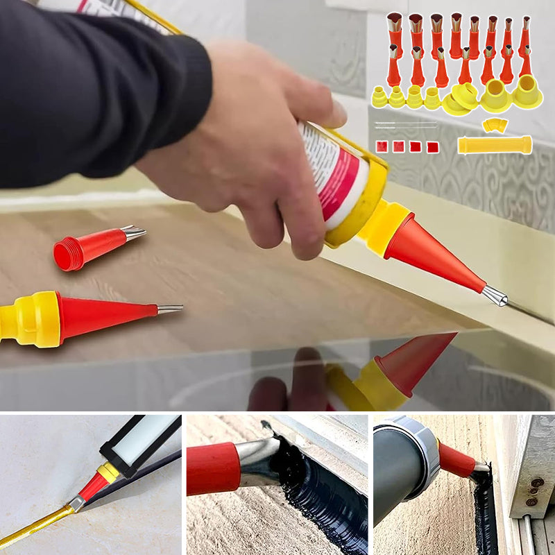 Buse en forme de V Kit de finition pour calfeutrage facile