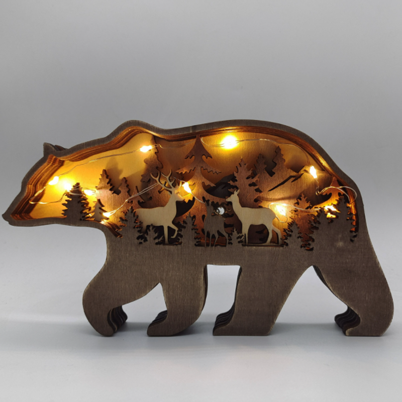 Décoration créative d'animaux de la forêt