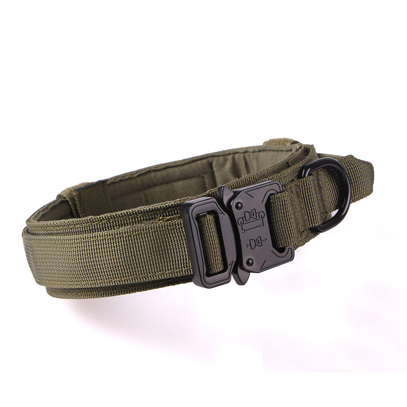 Collier de chien tactique avec poignée