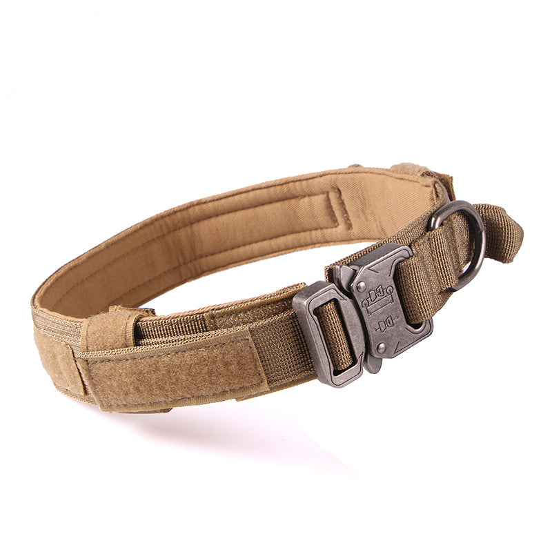 Collier de chien tactique avec poignée